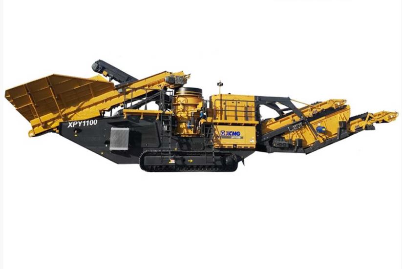 Мобильная конусная дробильно-сортировочная установка XCMG XPY1100 (с электроприводом)